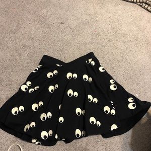 Black and white skirt